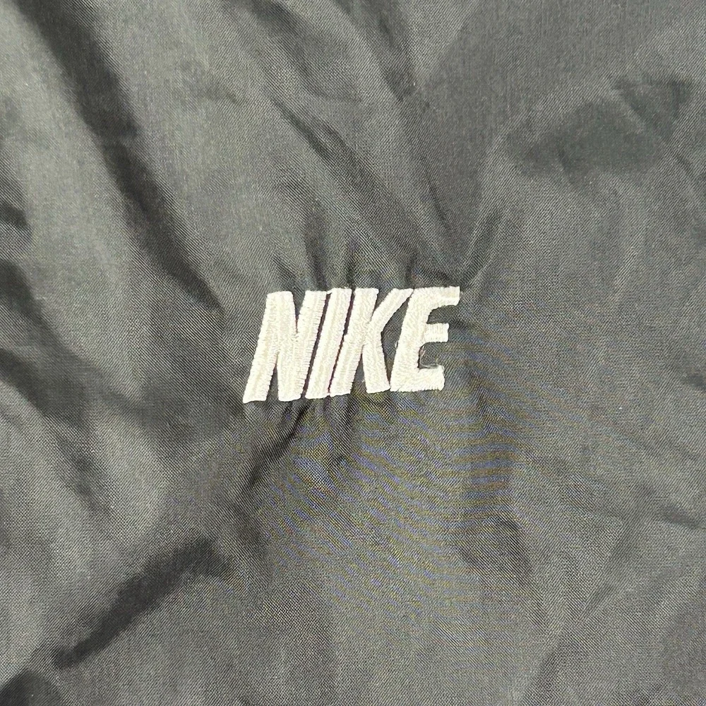 Vintage 80s Nike Windbreaker Jacket XL BRED Colorblock V-Panel Half Zip Retro